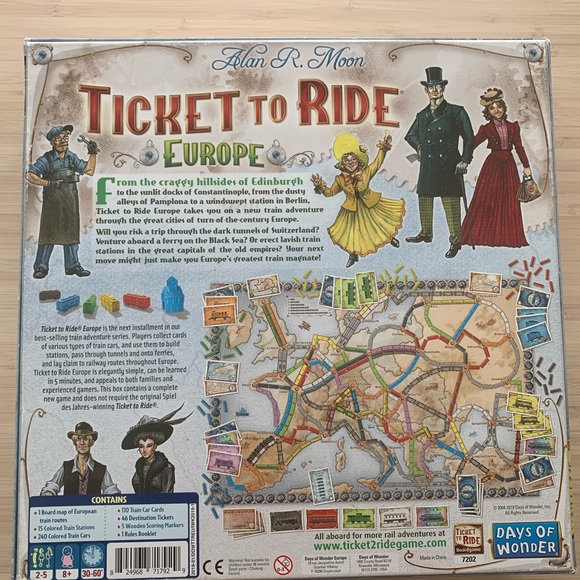 Ticket to Ride Europe - Picture 2 of 6